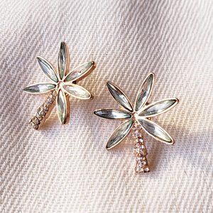 ✿3for$10✿ Festive Palm Tree Stud Earrings by Aldo